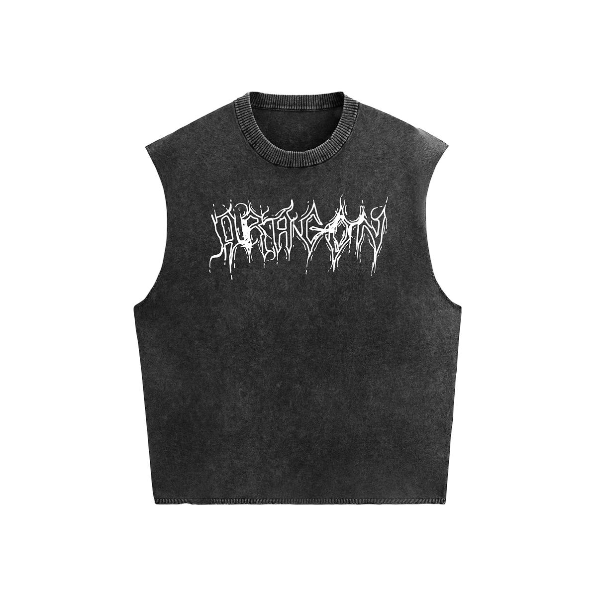 THE DRAGON STONE WASHED BOXY VEST