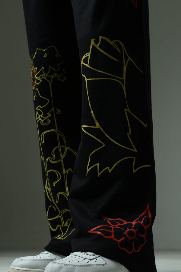 NOIR BLOOM TRACK PANTS