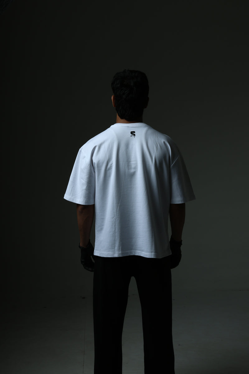 Crisp White Heavyweight Oversized T-Shirt