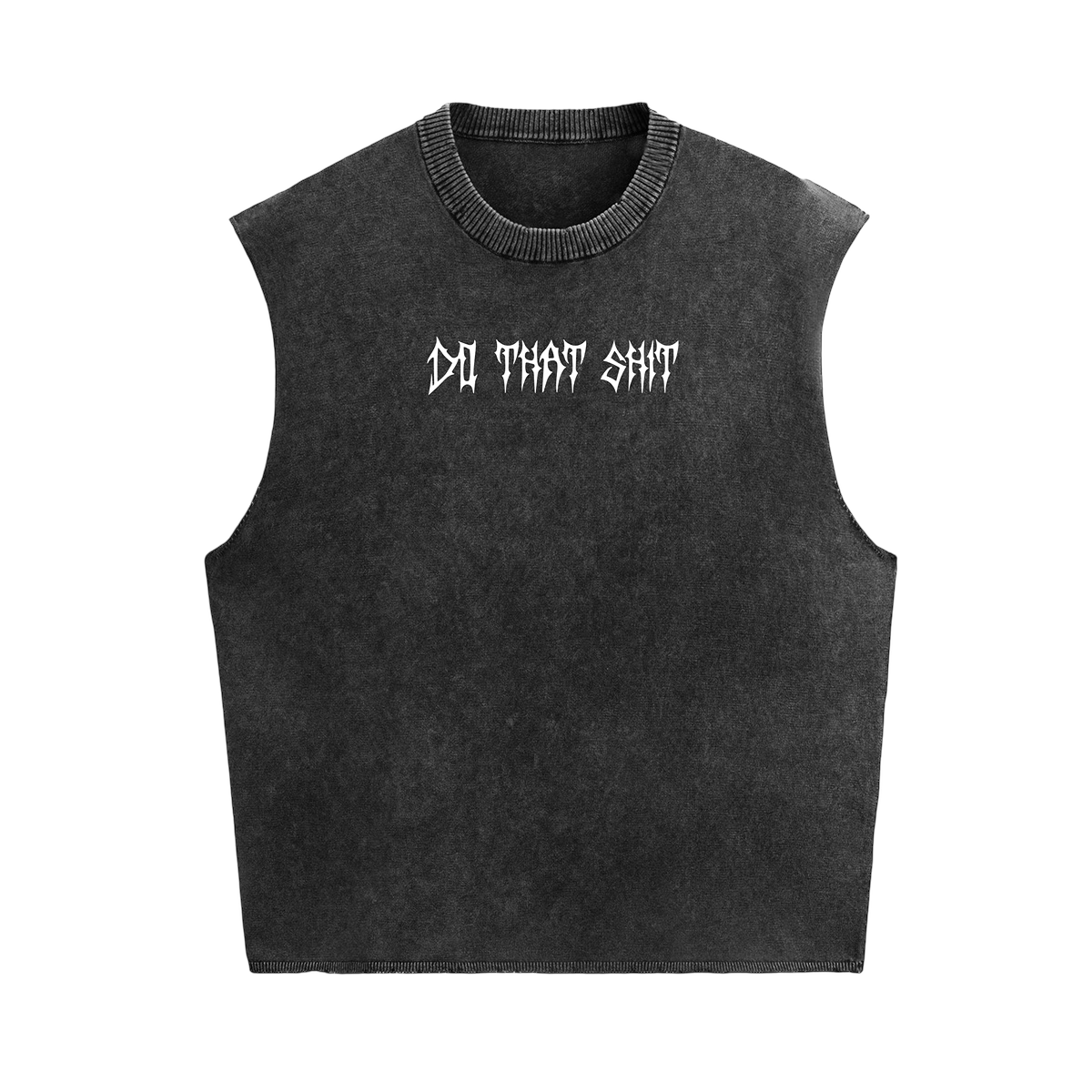 DO THAT SHIT STONE WASHED BOXY VEST