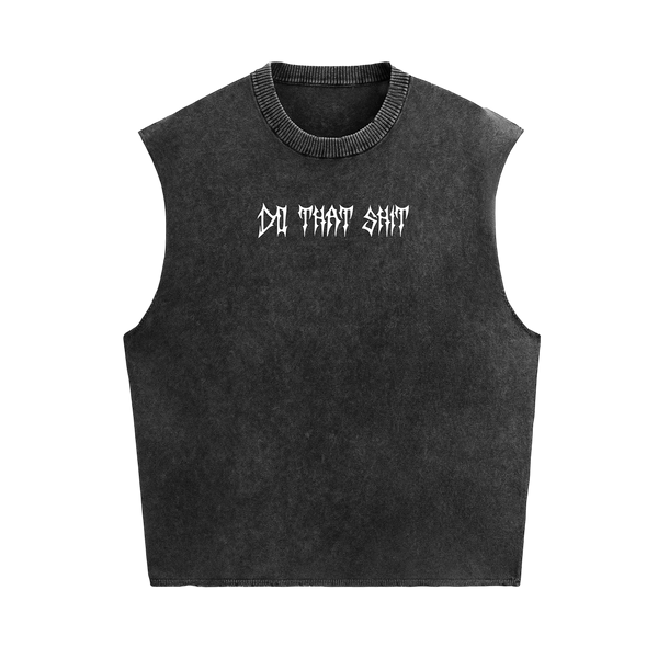 DO THAT SHIT STONE WASHED BOXY VEST