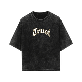THE TRUST ACID WASH OVERSIZED TEE