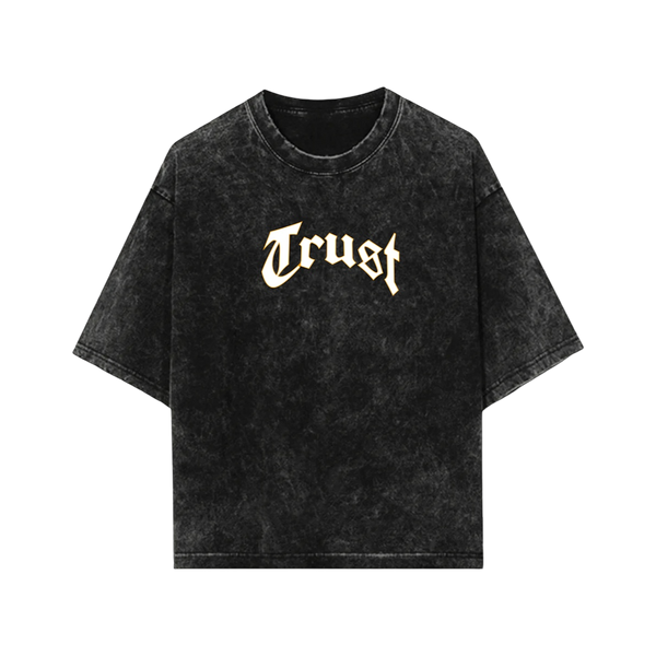 THE TRUST ACID WASH OVERSIZED TEE