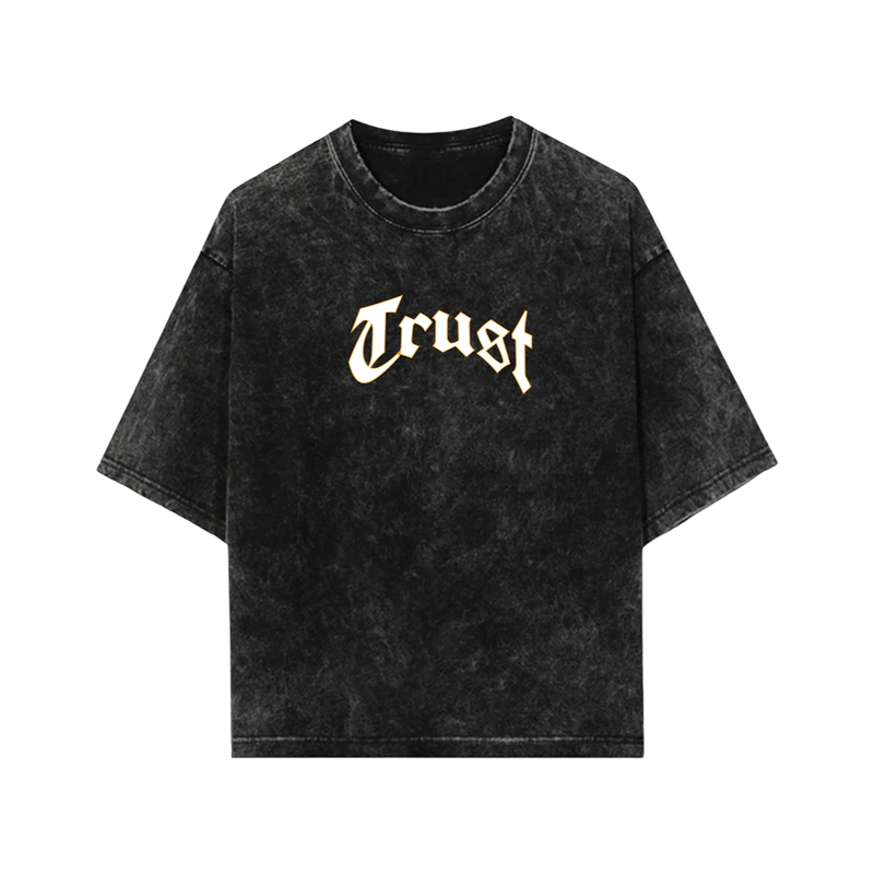 THE TRUST ACID WASH OVERSIZED TEE