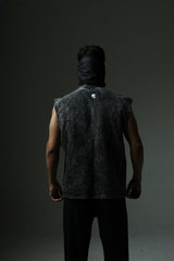 THE INSANITY STONE WASHED BOXY VEST