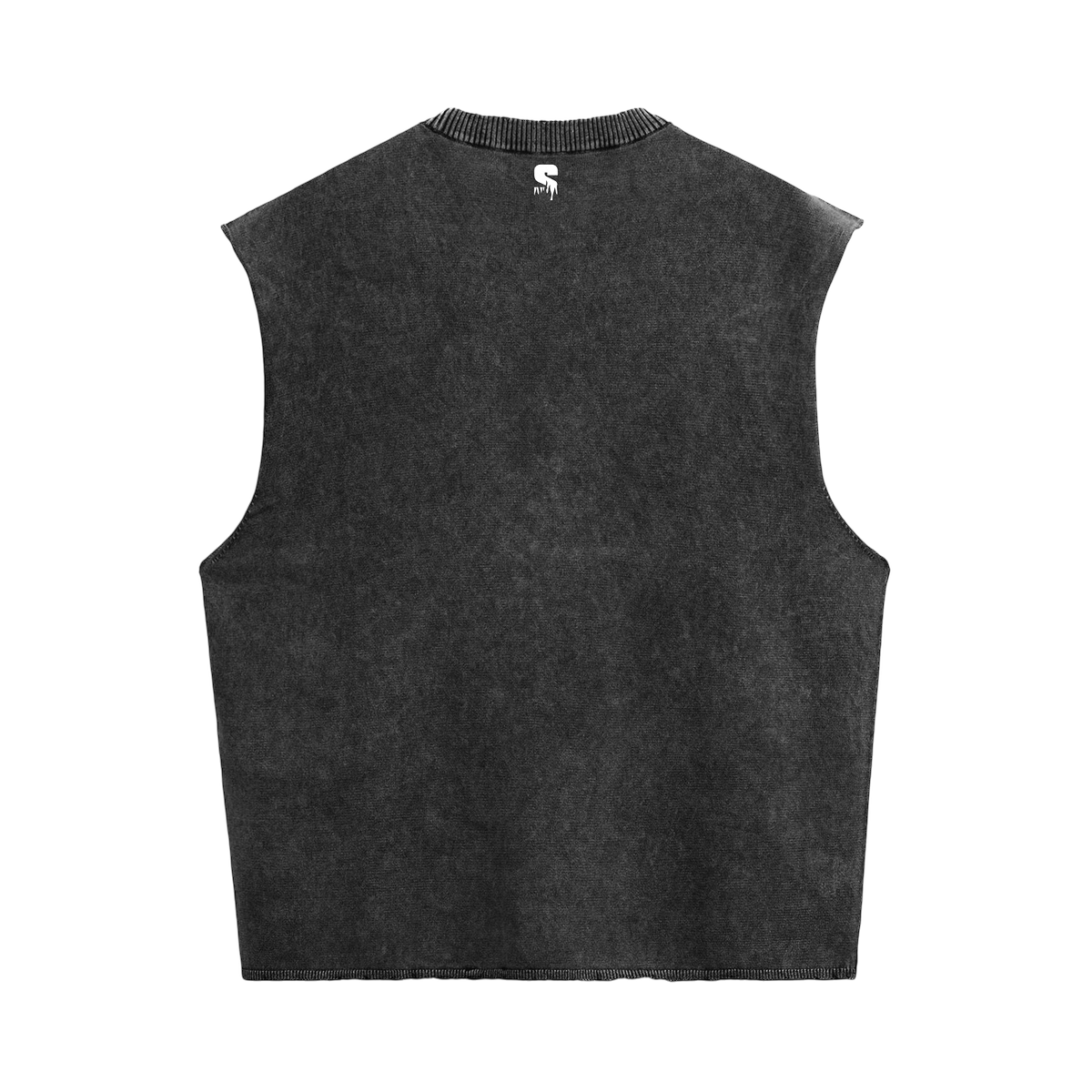 DO THAT SHIT STONE WASHED BOXY VEST