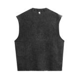 GET IT DONE STONE WASHED BOXY VEST