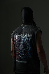 THE DRAGON STONE WASHED BOXY VEST