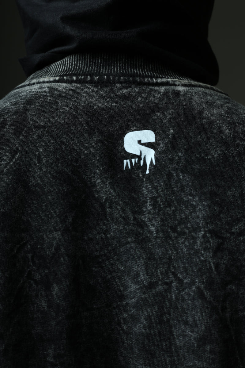 THE INSANITY STONE WASHED BOXY VEST