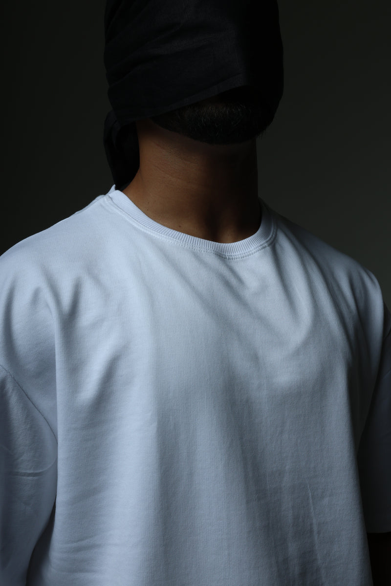 Crisp White Heavyweight Oversized T-Shirt