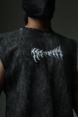 THE INSANITY STONE WASHED BOXY VEST