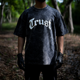 THE TRUST ACID WASH OVERSIZED TEE