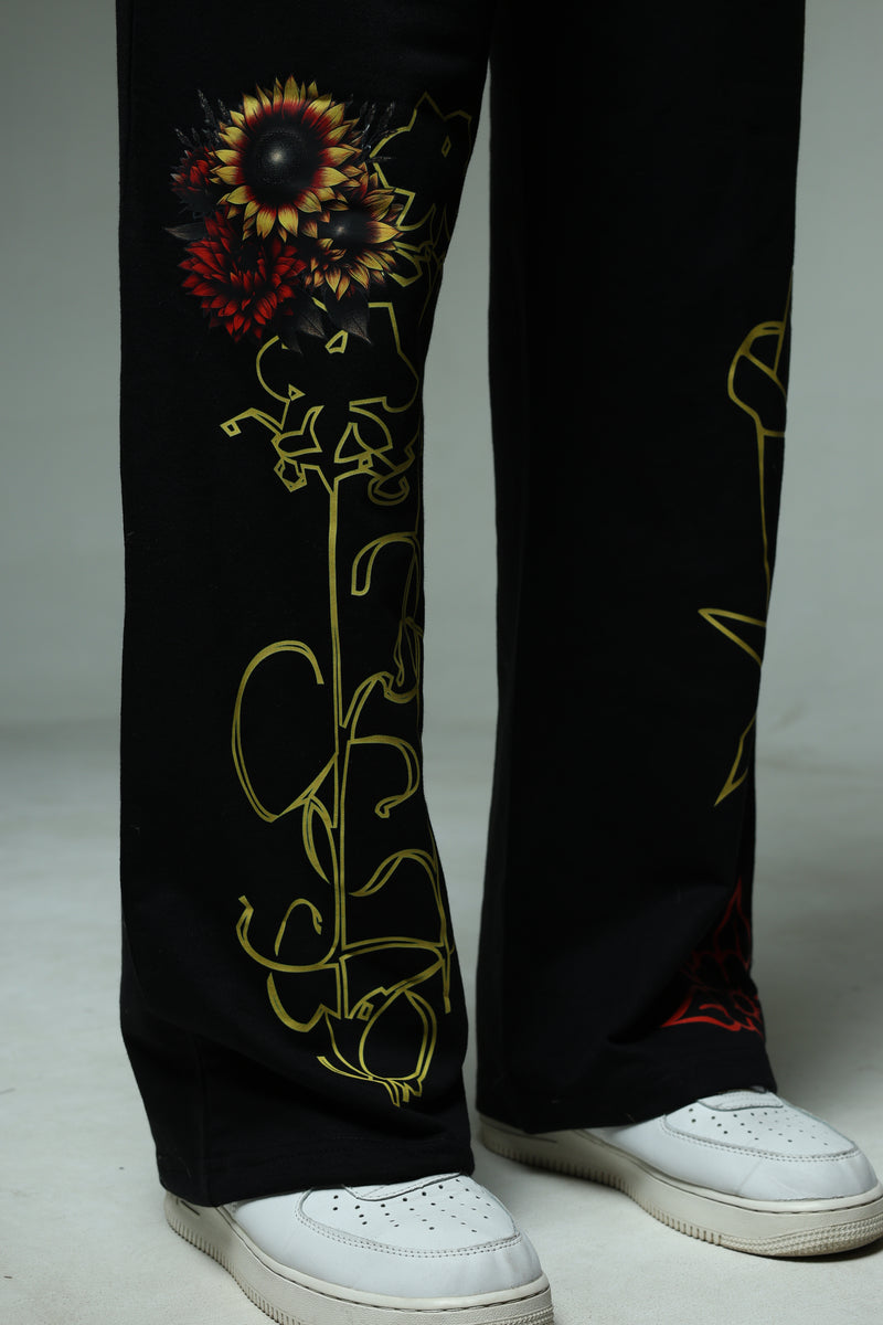 NOIR BLOOM TRACK PANTS
