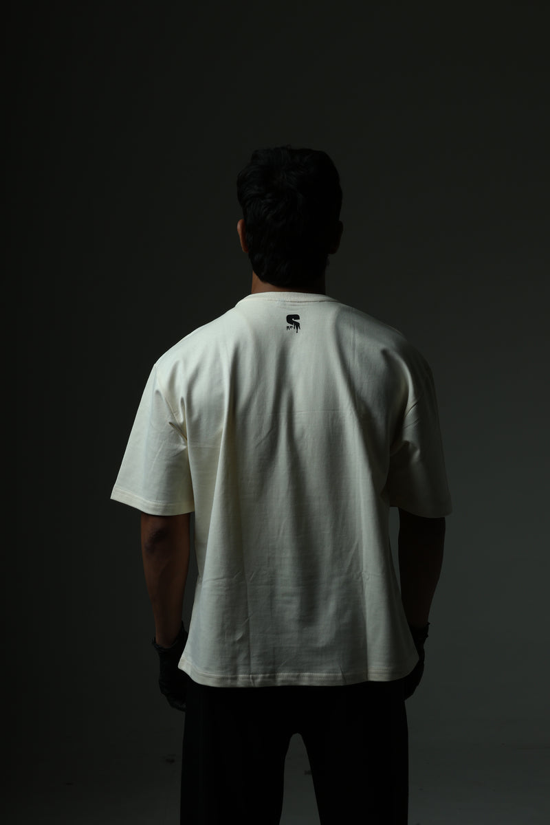 Soft Cream Oversized Heavyweight T-Shirt