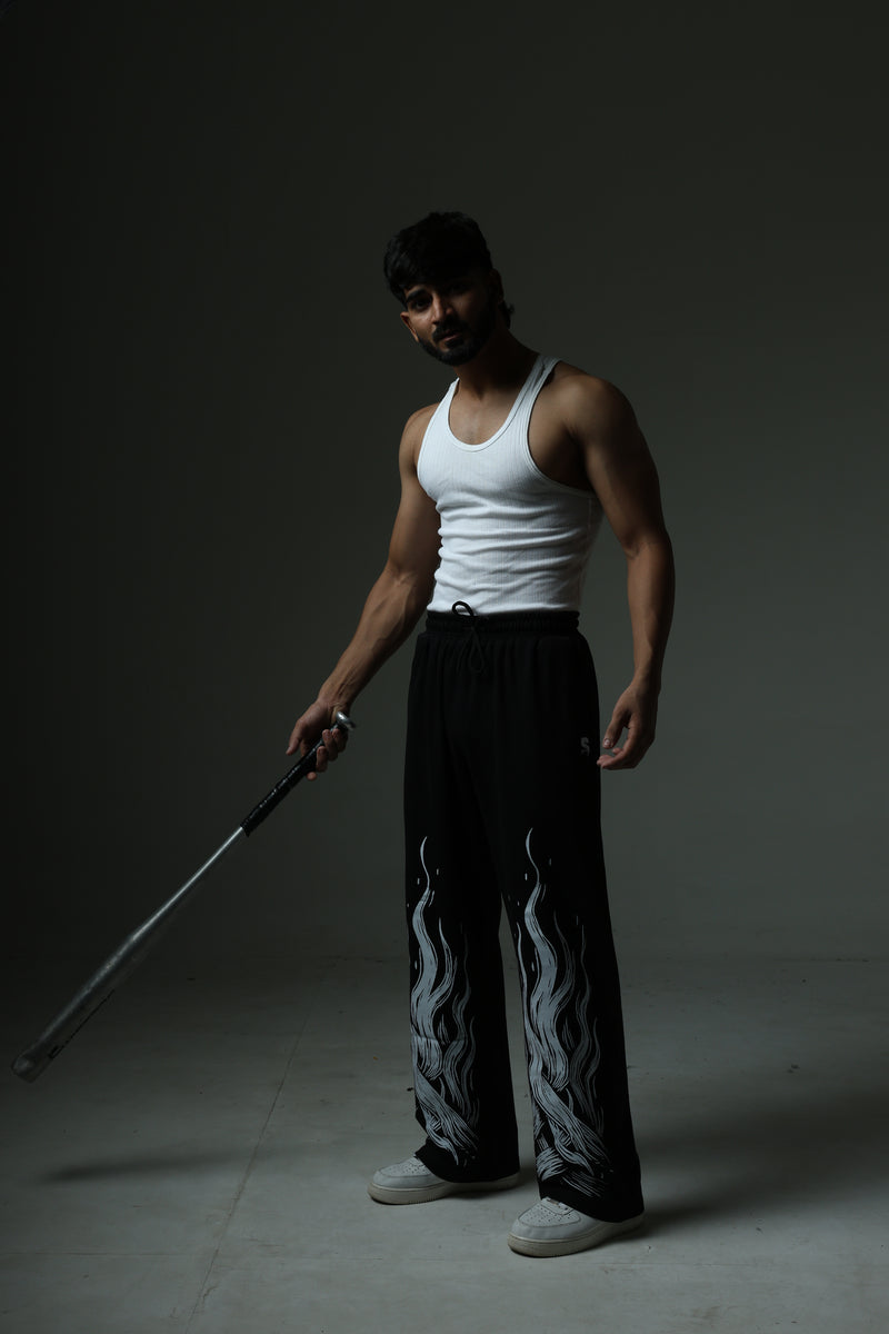 THE INFERNO COMFORT BAGGY TRACK PANTS
