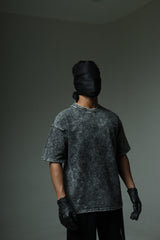 Vintage Washed Black Oversized T-Shirt