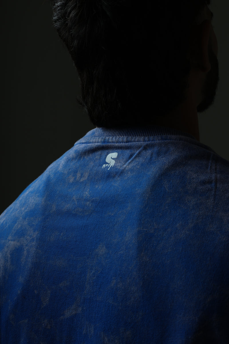 Vintage Washed Indigo Oversized T-Shirt