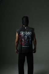 THE DRAGON STONE WASHED BOXY VEST