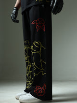 NOIR BLOOM TRACK PANTS