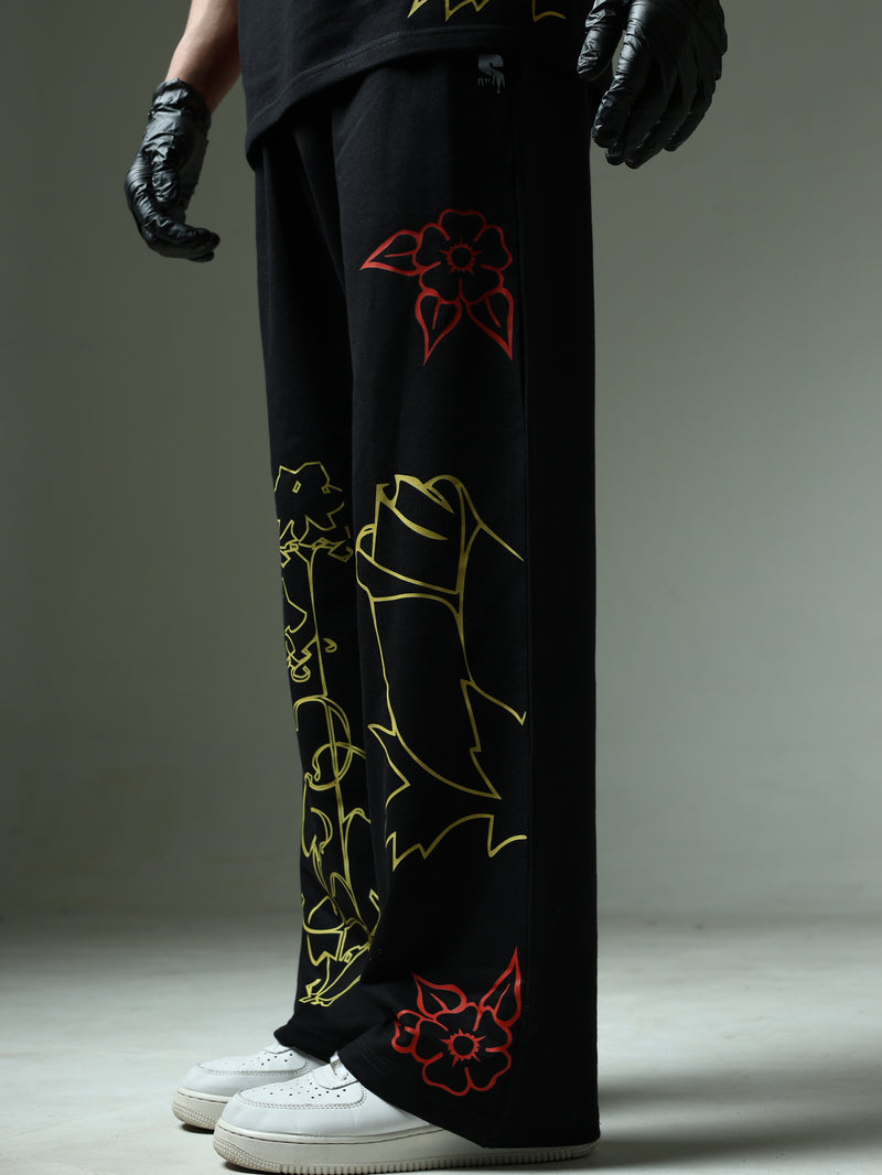 NOIR BLOOM TRACK PANTS