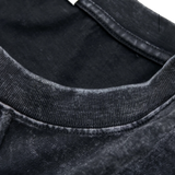 THE QUIET DEATH ACID WASHED OVERSIZED TEE