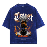 THE TRUST ACID WASH OVERSIZED TEE