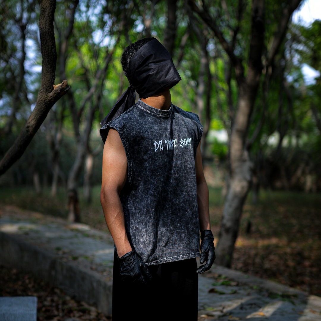 DO THAT SHIT STONE WASHED BOXY VEST